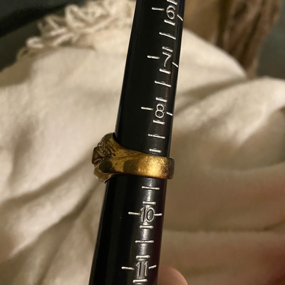 Vintage Jade 18k HGE Gold Ring - Picture 5 of 10